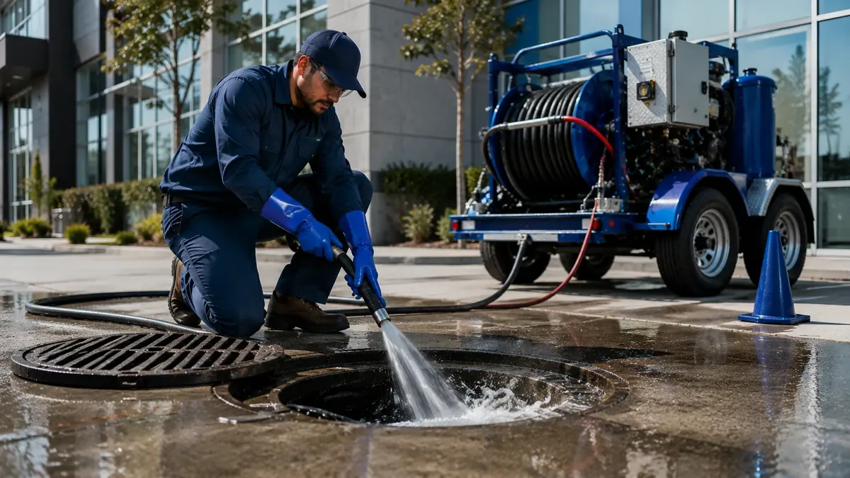 Commercial Hydro Jet Drain Cleaning in Palmdale