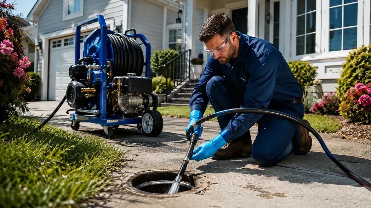 Residential Hydro Jet Drain Cleaning in Palmdale