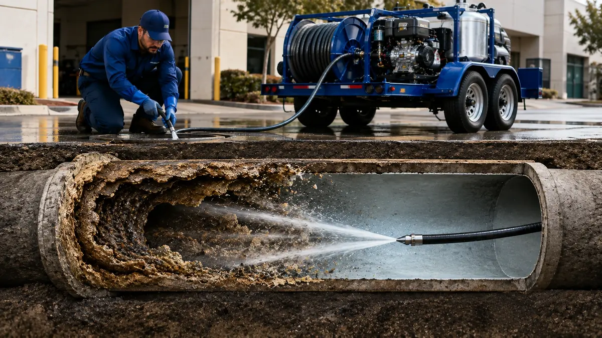 Sewer Pipe Descaling in Palmdale